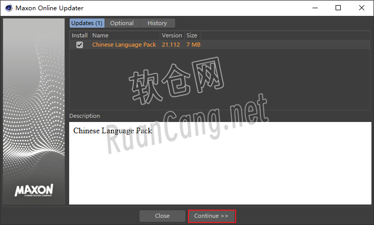Cinema 4D(C4D) R21安装教程