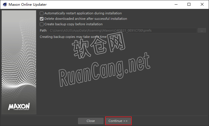 Cinema 4D(C4D) R21安装教程